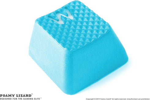 Foamy Lizard Pro Rubber Keycap Set, Backlit Cherry MX Compatible OEM Profile Double Shot Shine-Through Keys