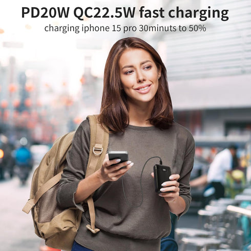 GEEPFINE 5V 2A Pack Vest,10000mah Clothing,2 1 Pack Mini Battery for Heated Lightweight Power Bank for Heated