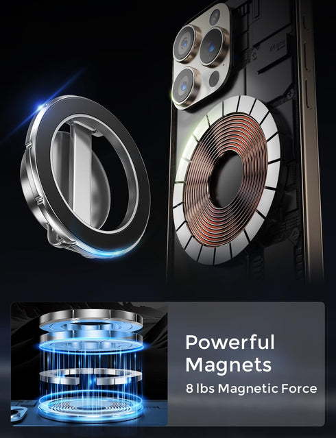 for Magsafe Car Mount, 360° Rotation Strong Magnet Phone Holder for Car, Hands-free Car Holder for iPhone 15 14 13 12