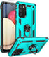 Samsung A02s Case with HD Screen Protector, Military-Grade Kickstand Holder, Shockproof Cover for Galaxy A02s, Green
