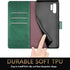 SUANPOT Leather Wallet Case for Samsung Galaxy Note 10+/10 Plus 6.8" with RFID Blocking, Flip Folio Book Cover for