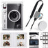 Fujifilm Instax Mini EVO Accessories Kit, Includes Clear Case, Lens Cap, Strap, Album, Protector, DIY Sticker