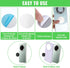 ElevateTech 40 Metal Plates for Magnetic Mount, Pcs Round Metal Plate Magnet for Phone Case Universal Mobile-Phone Iron