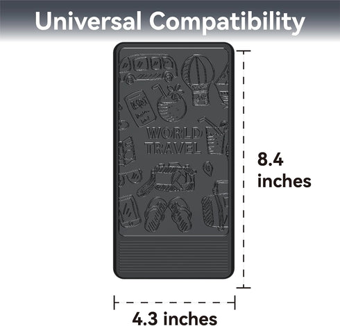 Airplane Phone Holder Mount, Travel Essentials Flexible Holder for Flying, Compatible with iPhone, Smartphone, Tablet
