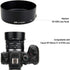 Lens Hood for Canon RF 50mm F1.8 STM on EOS R6 R5 RP, Reversible Shade Replace Canon ES-65B, Compatible with 43mm
