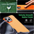 iPhone 15 Pro Max Magnetic Slim Case 6.7" (2023) - Ultra-Thin, Durable, Matte Hard MagSafe Cover with Pull Ring, Orange.