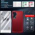 LeYi Samsung A54 5G Case with 2 PCS Screen Protector, Heavy Duty 3 in 1 Military Grade Shockproof Cover (Red+Black)