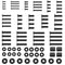 HOME VISION TV Mount Screws - Complete M4, M5, M6, M8 TV Mounting Hardware Kit Set for Most TVs up to 100 inch
