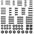 HOME VISION TV Mount Screws - Complete M4, M5, M6, M8 TV Mounting Hardware Kit Set for Most TVs up to 100 inch