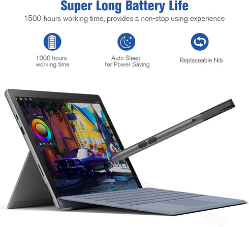 Genuine Digital Stylus Pen for HP Envy x360, Pavilion x360, Spectre x360, MPP Tilt Active Pen