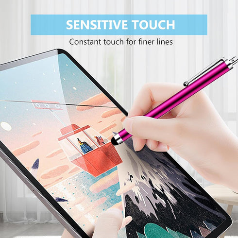 HESSION 10 Pack Stylus Pen for All Capacitive Touch Screens, Suitable for iPhone, iPad, Samsung Galaxy Tablets, Black