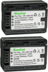 Kastar 2-Pack Battery VW-VBK180 Replacement for Panasonic SDR-S50K, SDR-S50N, SDR-S50P, SDR-S50PC Camera