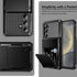 Vofolen Wallet Case for Samsung Galaxy S24+ with Card Holder, 4-Card Heavy Duty Shockproof Cover, Black