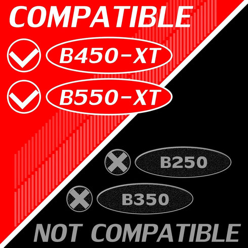Ear Pads Compatible with B450-XT B550-XT Headset I with Microphone Foam (Protein Leather)