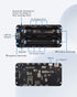 diymore 1865O V8 5V/3A 3V/1A Arduino(2 Battery Holder Double Li-ion Battery Shield Micro USB Power Bank Battery