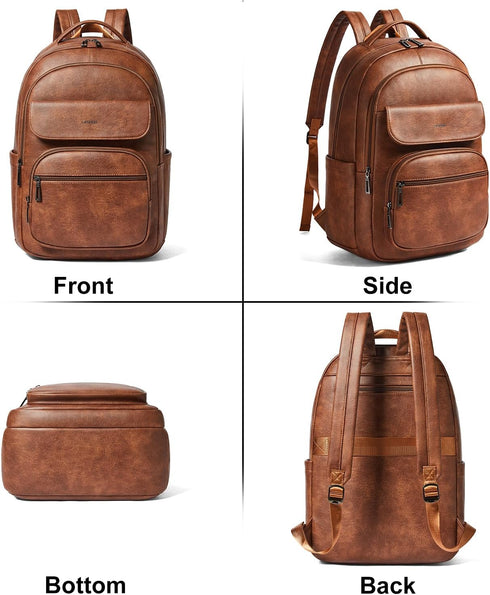 37L Backpack Backpack BackPack Daypack Backpack Leresas Vegan Leather Purse for Women Mens Travel Work Laptop Teacher