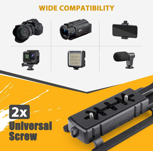 Zeadio Video Action Stabilizing Handle Grip for Canon, Nikon, Sony, Panasonic DSLR Cameras