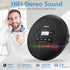 HOTT CD204 Portable CD Player - Personal Compact CD Player with Headphones, Anti-Skip/Shockproof for Home Travel, Black