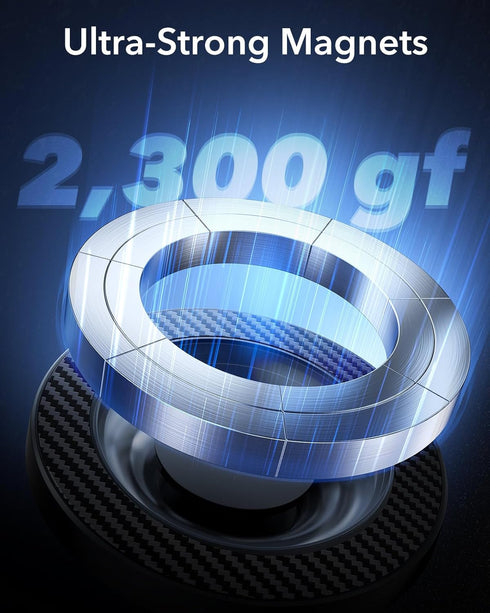ESR MagSafe Car Mount (HaloLock), Magnetic Phone Holder for Air Vent/Dashboard, Compatible with iPhone 15/14/13/12,
