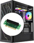SinLoon PCI-Express 8X Riser Card 90-Degree Adapter Card, PCI-E 8X Extender Extension Card for 1U, Small Computer and