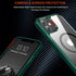 TENDLIN iPhone 11 Magnetic Case - Crystal Clear Hard Back, Soft Bumper, MagSafe Compatible, Protective (Green)