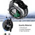 12+4 Pack Case with Tempered Glass Screen Protector for Samsung Galaxy Watch 6 Classic 47mm, Waterproof Hard PC