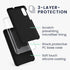 kwmobile Case Compatible with Samsung Galaxy A50 Case - TPU Silicone Phone Cover with Soft Finish - Black