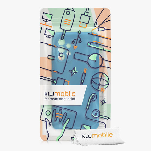 kwmobile Case Compatible with Samsung Galaxy A52 / A52 5G / A52s 5G, TPU Silicone Phone Cover with Soft Finish, Blue