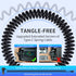 110W Fast Charging USB Car Charger, 3-Port Type-C Adapter with Retractable Cable for iPhone 15/14/13, iPad, Samsung