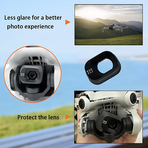 Mini 4 Pro Gimbal Camera Lens Frame Cap, Repair Parts for DJI Mavic Mini 4 Pro Drone Accessories