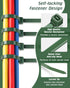 8 Inch PA66 100 3.6mm 45 Lbs, Green Zip Ties, Pcs Heavy Duty Plastic Wire Ties with Premium Self-locking Nylon Cable