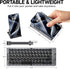 Foldable Bluetooth Keyboard with Stand Holder, Portable Wireless Keyboard for iOS, Android, Windows, Travel, B088