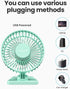 3 Summer Gaiatop USB Desk Fan, Small But Powerful, Personal Portable Quiet Speeds, Adjustable Mini Table Desktop fan
