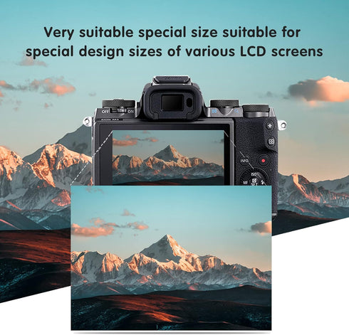 kinokoo ZFC Screen Protector, 9H Hardness Tempered Glass Film for Nikon ZFC Digital Camera (2 pack)