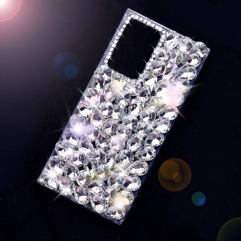 Bonitec 3D Glitter Sparkle Bling Case for Samsung Galaxy Note 20 Ultra 5G, Luxury Shiny Crystal Rhinestone Diamond