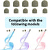 Replacement Fiber Mesh Tips for Stylus Pens, 10 Pieces Fine Tip Stylus Replacement Tips for Touch Screens