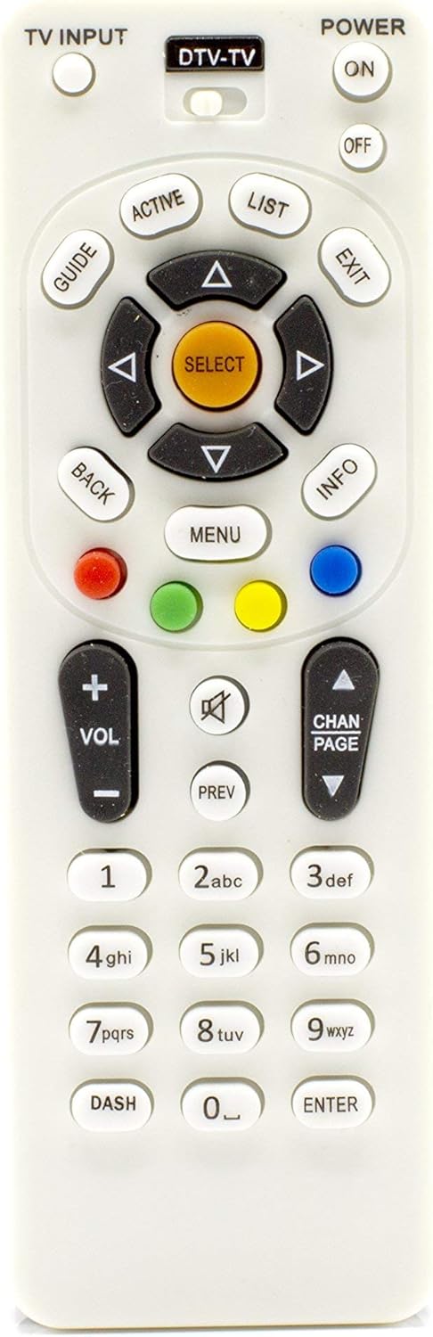 THE CIMPLE CO Simplified Remote Control Compatible with DIRECTV Receivers - Extra-Long-Life Batteries, Proprietary Code