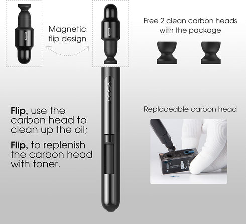 VSGO V-P03E Lens Cleaner Pen, Compatible for Canon, Nikon, Sony Digital Camera Cleaning with Replacement Tip