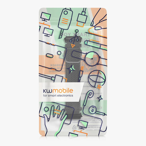 kwmobile Nylon Band for Xiaomi Redmi Watch 3 Active, Replacement Strap for Fitness Tracker