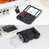 High Capacity 24 Slots M.2 Case, Sturdy NVMe SSD Card Holder with Label & Notepaper, Water-Resistant