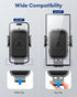 ZEEHOO Wireless Car Charger, 15W Fast Charging Auto Clamping Phone Mount for iPhone 15, 14, 13, 12, 11 Pro Max
