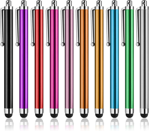 Abiarst 10-Pack Stylus Pens for Touch Screens, High Precision Universal Stylus for iPad, iPhone, Tablets