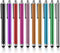 Abiarst 10-Pack Stylus Pens for Touch Screens, High Precision Universal Stylus for iPad, iPhone, Tablets