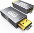 HDMI to DisplayPort Adapter, 4K 60Hz, 1080p 120Hz, HDMI Male to DP Female Converter for GPU, Laptop, PS5, Xbox - 1 Pack
