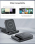 Wireless Charger for Samsung Z Flip 6, SwanScout 501S, Foldable Fast Charging Stand for Galaxy Z Flip Series