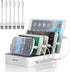MSTJRY Charging Station for Multiple Devices - 5 Port Multi USB-A Charger Station with Power Switch for iPhone, iPad