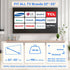 KAMIWI 22-55 Inch 100 lbs, No Drill Drywall TV Mount, No Stud TV Wall Mount for Most Brand TVs up to Easy Install No