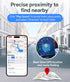 ZLYM IP67 Backpacks, Black-4) Air Tracker Tag Waterproof Bluetooth Tracker, Keychain Finder, Item Locator for Bags