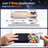 9H+ 16 2 Pack Glass for iPhone Pro Screen Protector, Military Grade Shatterproof HD Tempered Glass, Bubble-Free, Case