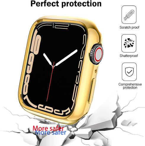 BOTOMALL Compatible with Apple Watch Case 41mm Series 9 (2023) Series 8 Series 7 Soft Flexible TPU Thin Lightweight